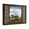 101875-377.jpg Autumn Outlook Landscape Fog Poster