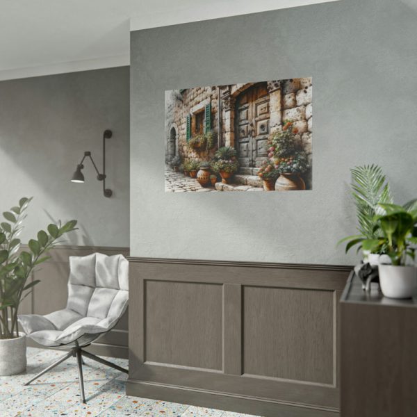 101875-399.jpg Mediterranean Street Scene Poster