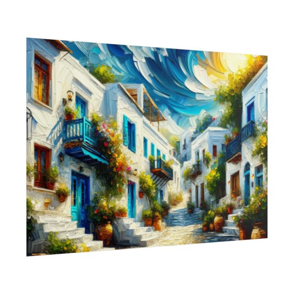 Greek Street Mood Poster