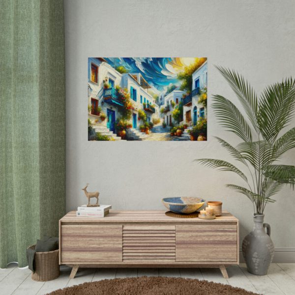 Greek Street Mood Poster