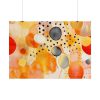 101875-41.jpg Orange Yellow Abstract Artwork Poster