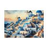 101875-430.jpg Oia Village in Santorini at Night Poster