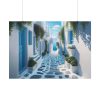 101875-446.jpg White Greek Street Poster