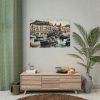 Fishing Boats at Cefalu Harbor, Italy Poster