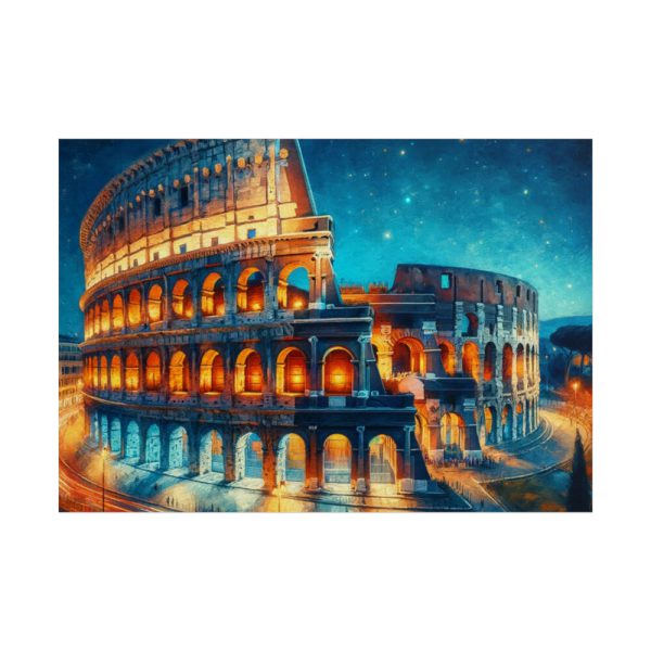 101875-475.jpg Colosseum in Rome During Twilight Poster