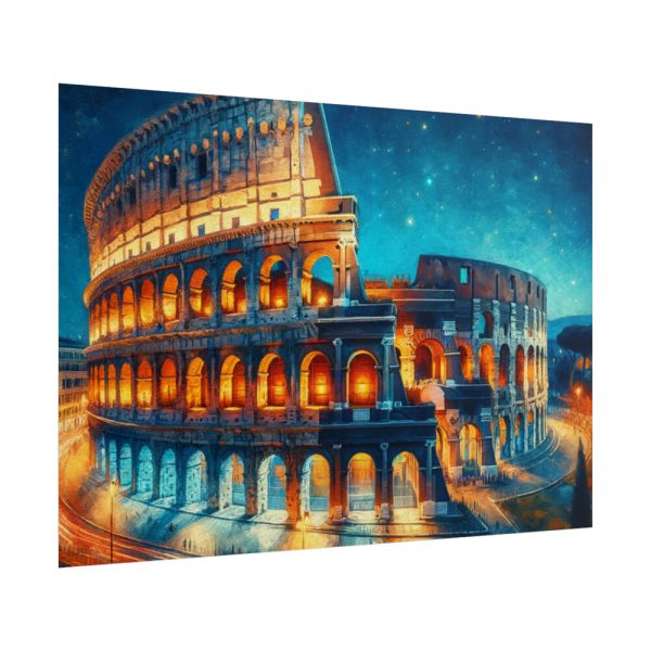 101875-477.jpg Colosseum in Rome During Twilight Poster
