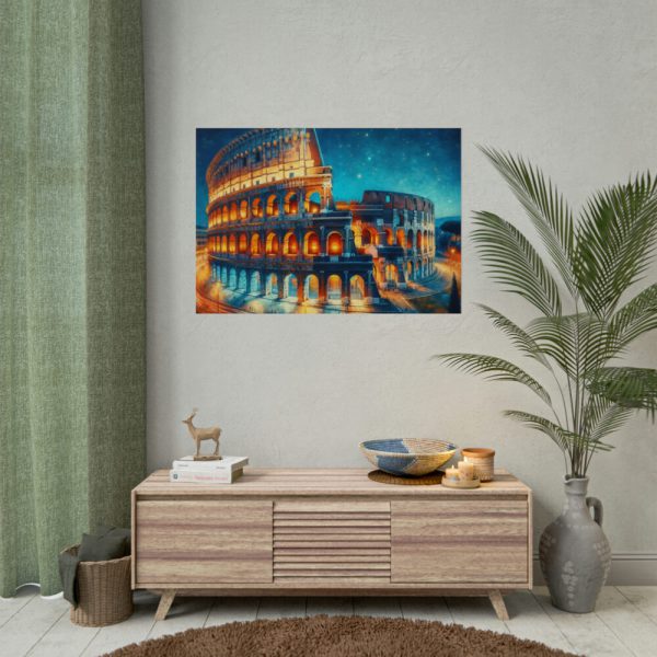 101875-478.jpg Colosseum in Rome During Twilight Poster