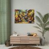 101875-508.jpg Flowerish Street in Italy Poster