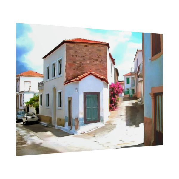 101875-547.jpg Village Lesbos Mytilene Greece Poster