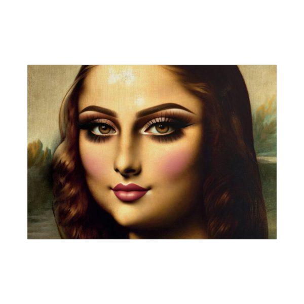 101875-560.jpg Mona Lisa With Modern Twist Poster