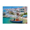 Greek Coastal Town Poster