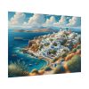 101875-602.jpg Greek Island With Sea Landscape Poster