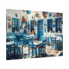 Blue Tavern in Greece Poster