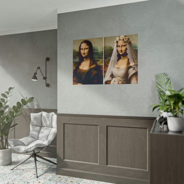 101875-639.jpg Mona Lisa Reimagined as a Bride Poster