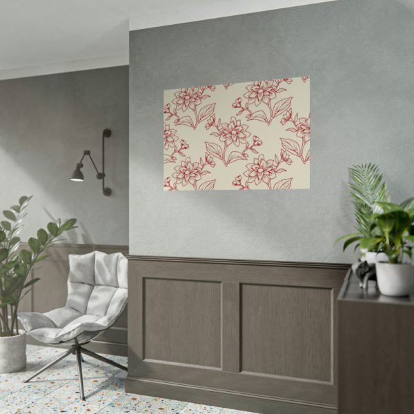 101875-64.jpg Floral Botanical Pattern Poster