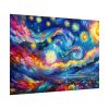 101875-667.jpg Dynamic and Vibrant Starry Sky Poster