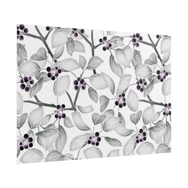 101875-77.jpg Grey Floral Pattern Poster