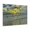 101875-82.jpg Convey of Birds are Flying Duing Sunset Poster
