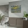 101875-84.jpg Convey of Birds are Flying Duing Sunset Poster