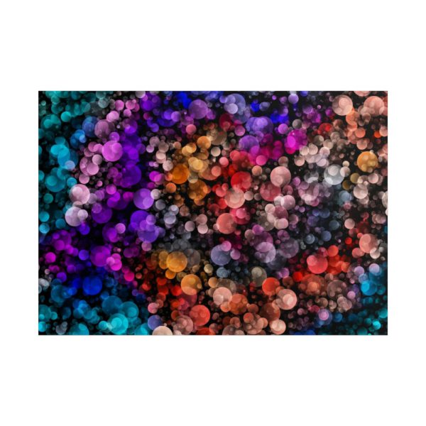 Bokeh Background Lights Texture Poster