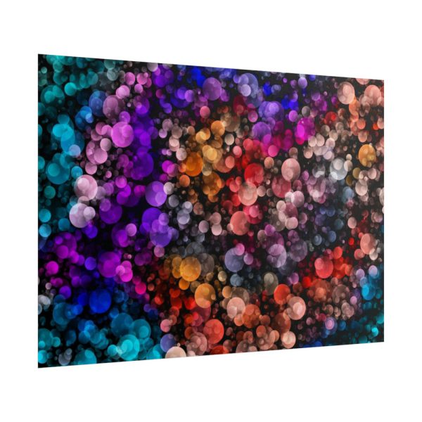 Bokeh Background Lights Texture Poster
