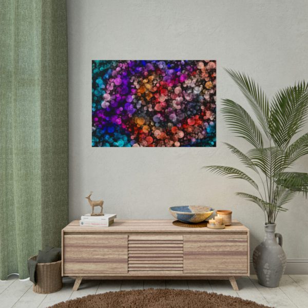 Bokeh Background Lights Texture Poster