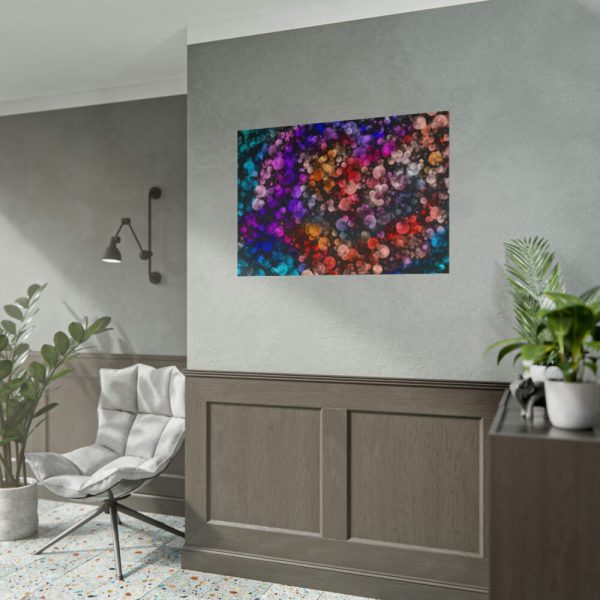 Bokeh Background Lights Texture Poster