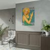 101894-104.jpg Retro Smoking Lady Poster