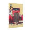 101894-122.jpg Car And Woman Vintage Poster