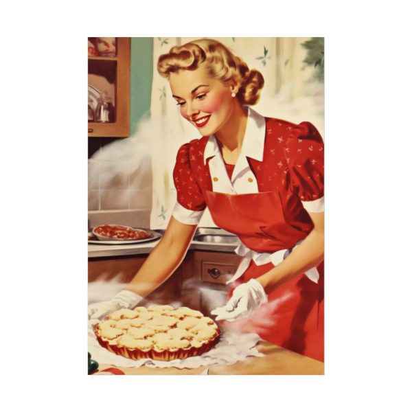 101894-125.jpg Christmas Woman From 1950 Poster