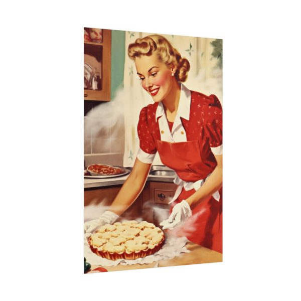 101894-127.jpg Christmas Woman From 1950 Poster