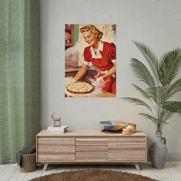 101894-128.jpg Christmas Woman From 1950 Poster