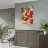 101894-129.jpg Christmas Woman From 1950 Poster