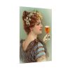 101894-132.jpg Vintage Beer Woman Poster