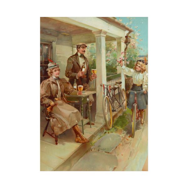101894-135.jpg Vintage, Antique Art for Beer With Family Poster
