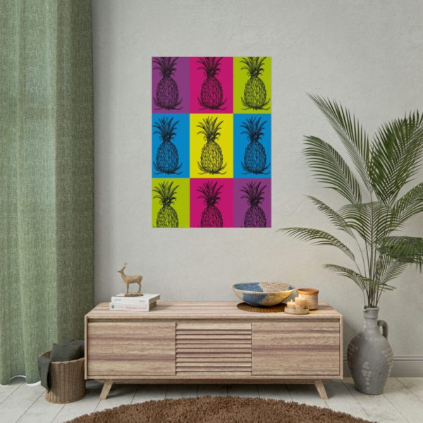 101894-188.jpg Pineapples Pop Art Poster