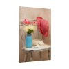 101894-202.jpg Vintage Hat and Flowers Poster