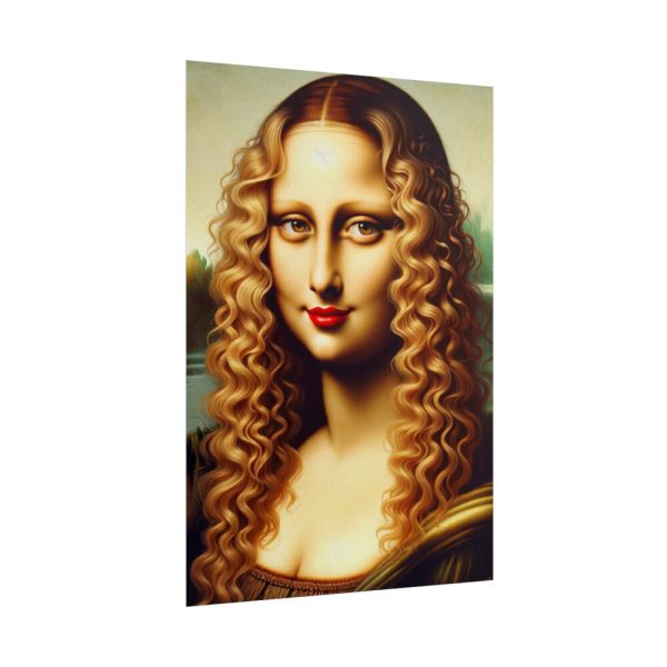101894-232.jpg Blond Mona Lisa Poster