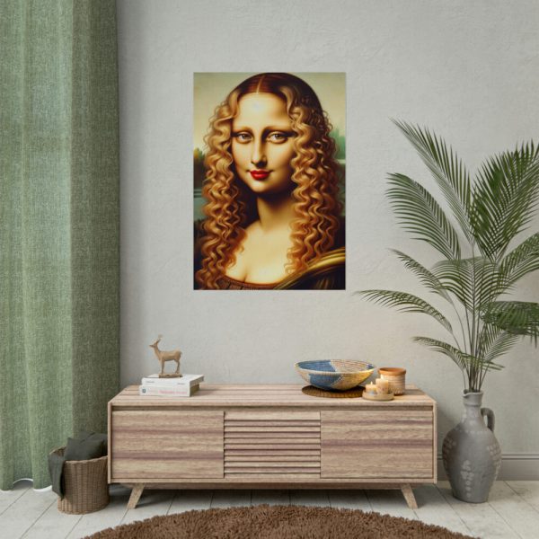 101894-233.jpg Blond Mona Lisa Poster