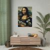 101894-238.jpg Mona Lisa With Cash Poster