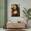 101894-248.jpg Mona Lisa Holding Beer Poster