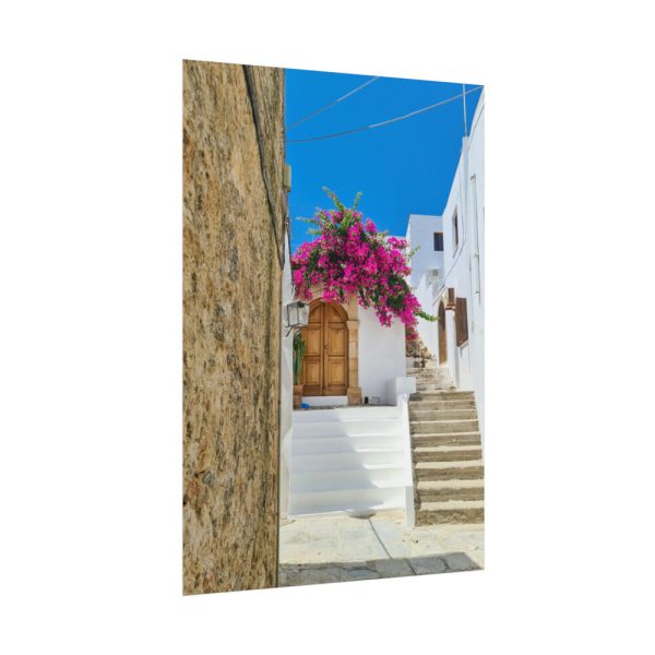 Street In Lindos Poster