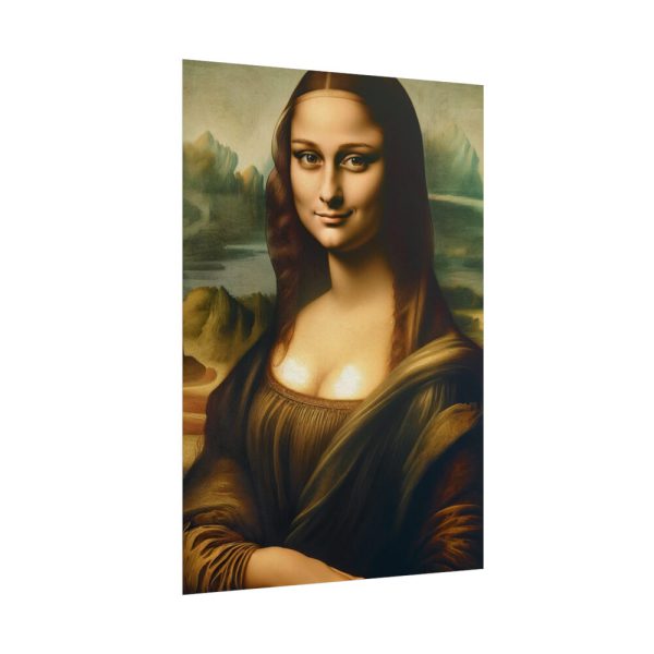 101894-272.jpg Mona Lisa Smiling Poster