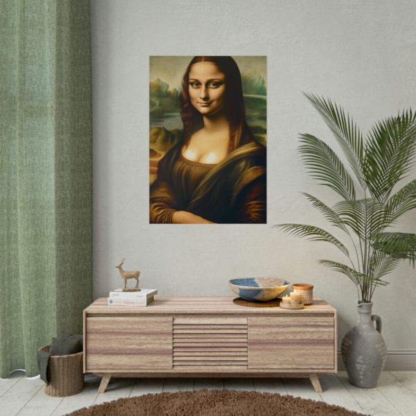101894-273.jpg Mona Lisa Smiling Poster