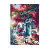 101894-296.jpg Greek Island Street Scene Poster