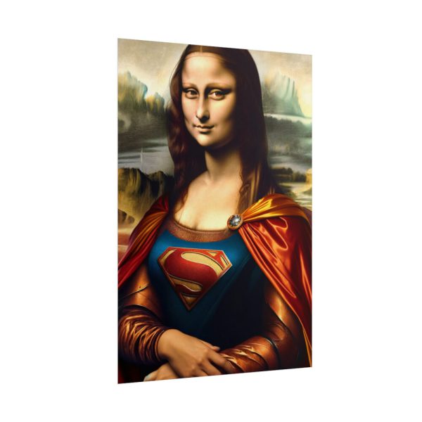 101894-322.jpg Mona Lisa Reimagined as a Superhero Poster