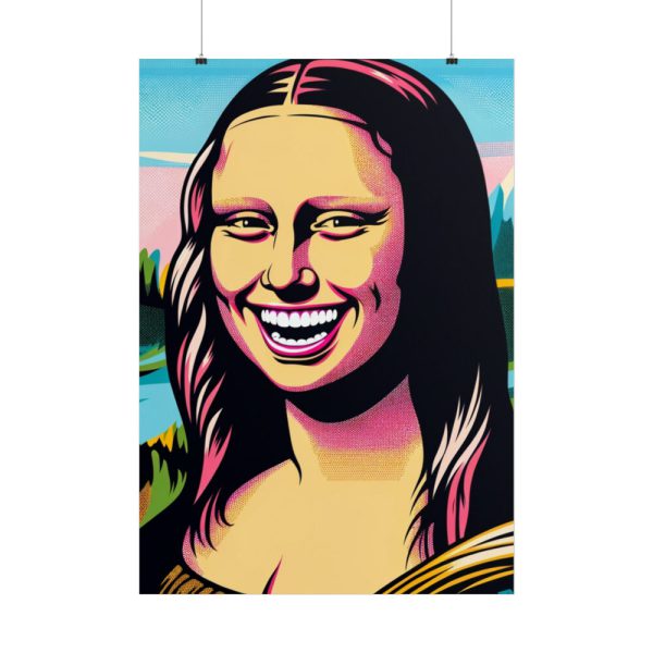 101894-326.jpg Mona Lisa in a Pop Art Style Poster