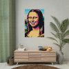 101894-328.jpg Mona Lisa in a Pop Art Style Poster