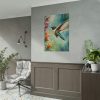 101894-364.jpg Hummingbird Flower Art Poster