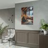 Couple in a Romantic Winter Cabin Poster